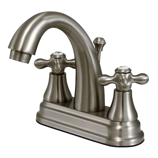 KS7618AX 4" Centerset Bathroom Faucet, Brushed Nickel